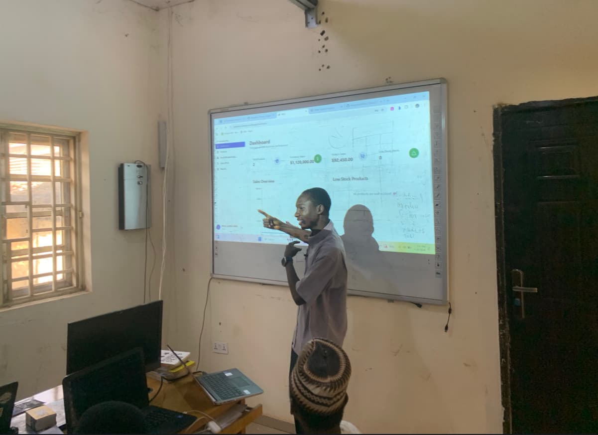 Whiteboard and workspace setup inside Silicon Rube