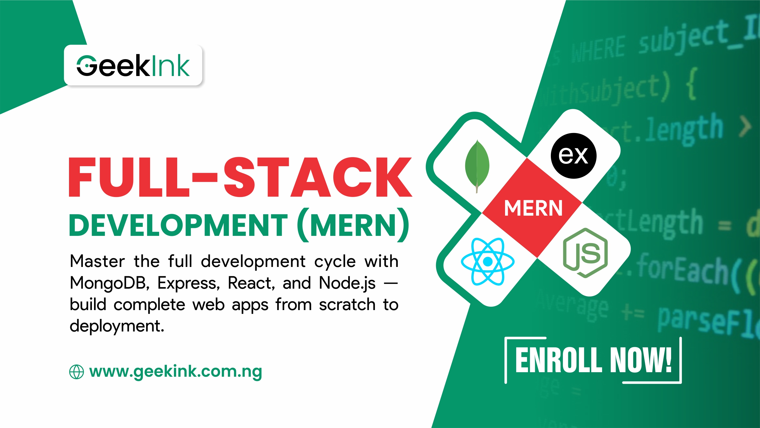 Full Stack Web Development