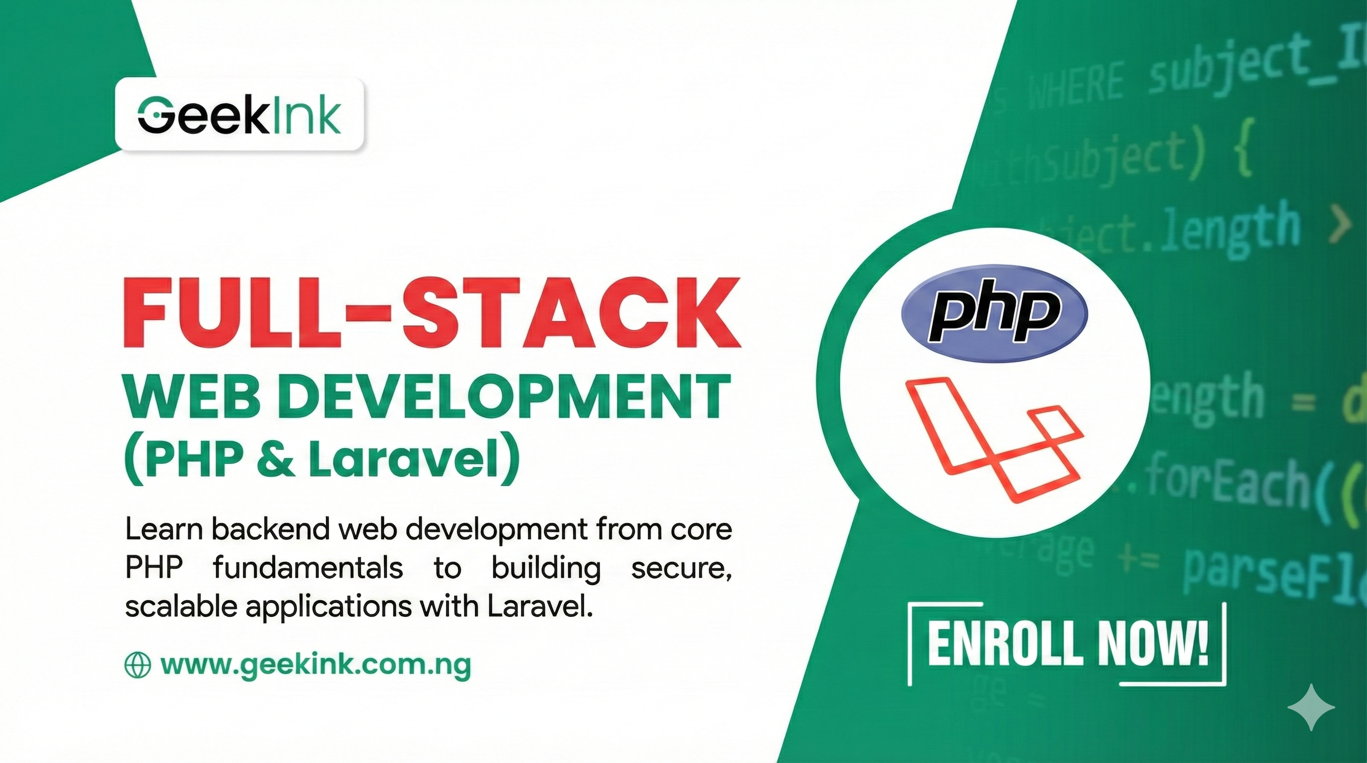 PHP & Laravel Backend Engineering